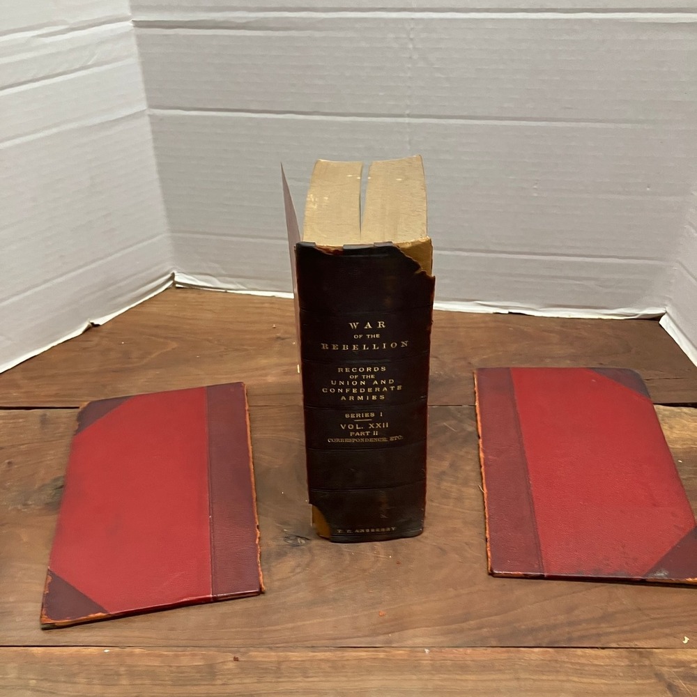 War of the Rebellion Vol XXII Part II Correspondence 1888 Civil War GPO